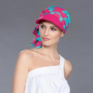 Casquette chimio Capri imprimée Ellen Wille