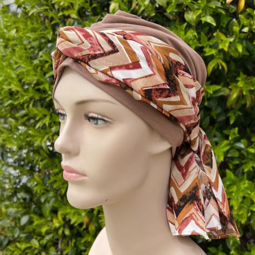 Foulard chimio en coton Garbo Ellen Wille