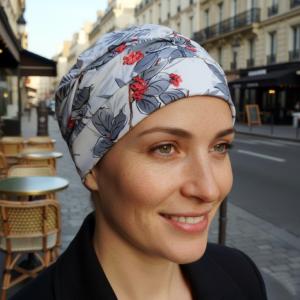 Turban chimio bambou Mirabelle multicolore Autrement Belle