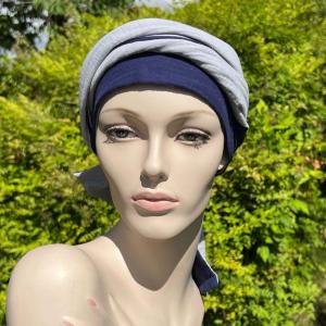 Foulard Chimio Savannah - Mousseline de Coton Bicolore & Réversible