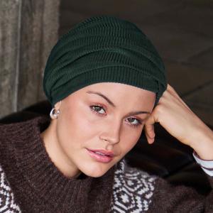 Turban chimio confort L�a en velours c�tel� - Viva Headwear