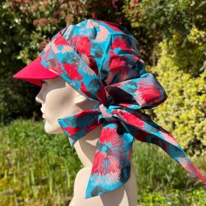 Casquette chimio Capri imprimée Ellen Wille