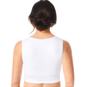 Brassière Lymph Flow Long blanc Curalymph Compression Amoena