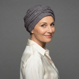 Bonnet Turban Chimio Hiver - Modèle Lila - Laine Fine & Doublure Bambou