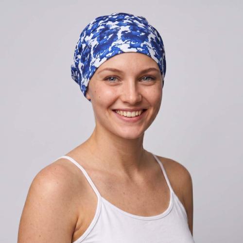 Bonnet chimio Léa Bambou légèreté et imprimés d'été - Autrement Belle :