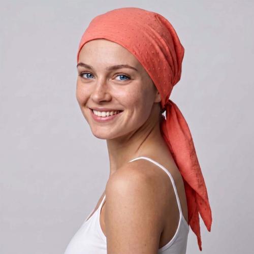 Foulard chimio préformé Lolita coton uni : l'incontournable de l'été - Autrement Belle