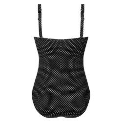Maillot de bain une pièce Romantic down noir Amoena
