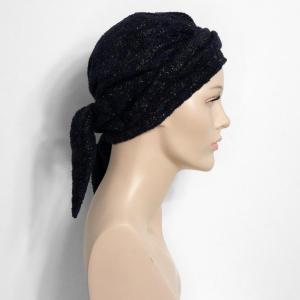 Bonnet Turban Chimio Hiver - Modèle Julieta - Laine & Bambou à Nouer