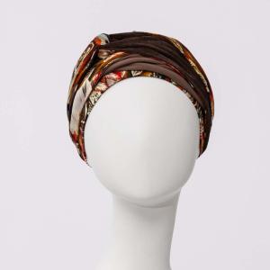 Turban chimio Confort Noya Christine Headwear : Bambou Caretech® et Volume Torsadé