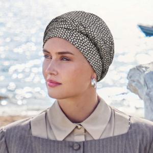 Turban chimio Modulable Shakti Christine Headwear : Bambou Caretech� et Multi-Textures