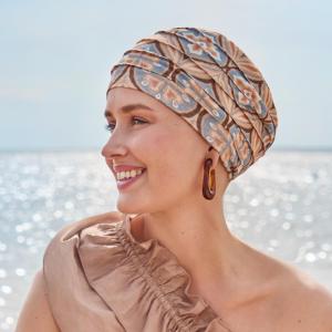 Bonnet chimio confort Yoga lin - Christine Headwear