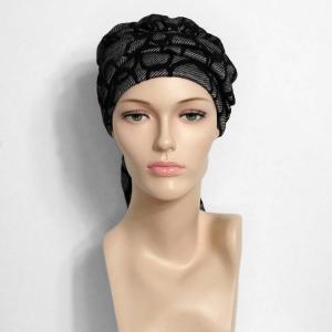 Bonnet Turban chimio Julieta hiver : Volume torsadé & pans à nouer - Autrement Belle
