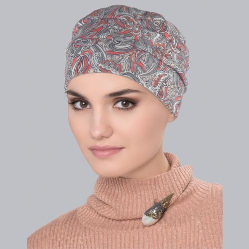 Bonnet chimio Tala coton multicolore Ellen Wille