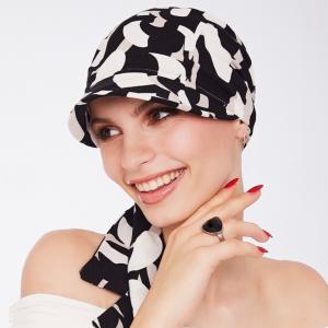Casquette chimio ultra légère Cara imprimé Gisela Mayer