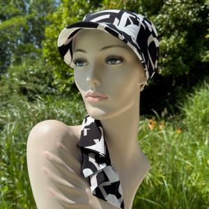 Casquette chimio ultra légère Cara imprimé Gisela Mayer