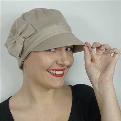 Casquette coton pour chimio Jane Autrement Belle