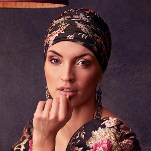 Turban chimiothérapie Boho Sapphire Christine Headwear