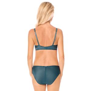 Soutien gorge sans armatures paddé Karolina bleu canard Amoena