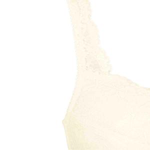 Soutien-gorge sans armatures Floria - Amoena (Dentelle Coton Ivoire)