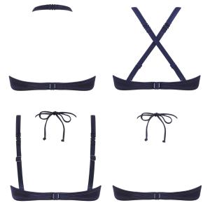Haut de bikini Bandeau Lazio Marine - Amoena