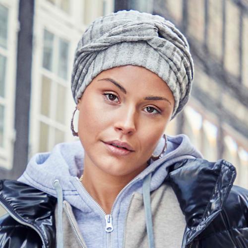 Turban chimio confort Ella Twin-set toucher peluche - Viva Headwear