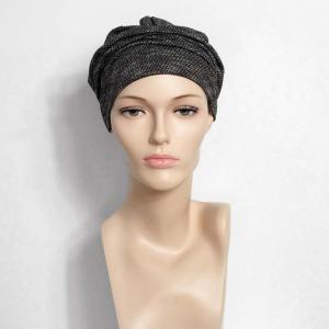 Bonnet Turban chimio Lila hiver : Laine Fine & Doublure Bambou - Autrement Belle