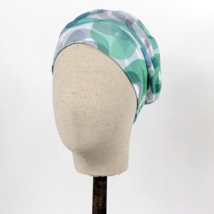 Bonnet chimio Léa multicolore en bambou Autrement Belle