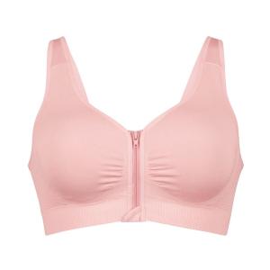 Brassière Zippée Lynn Rose poudré - Confort Seamless & Post-Op (Anita Care)