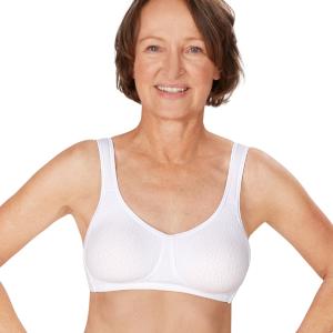 Soutien-gorge sans armatures Mona blanc Amoena