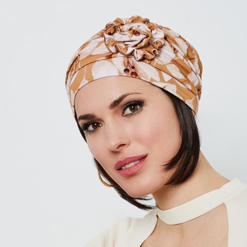 Turban chimio Cap Anna imprimé Gisela Mayer