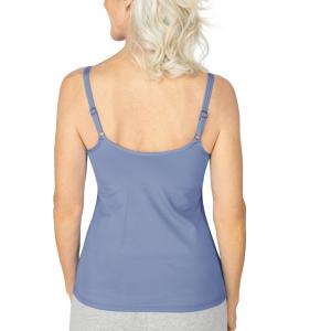 Valletta Top avec brassière intégrée bleu denim Amoena