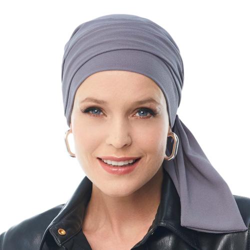 Foulard Chimio Préformé Mayte Gisela Mayer : Crêpe de Viscose et Longs Pans 75 cm