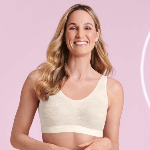 Soutien-gorge Essential Lace Ivoire – Confort & Maintien Prothèse