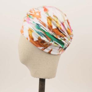 Turban chimio Suzy Bambou : Légèreté d'été et plis drapés - Autrement Belle