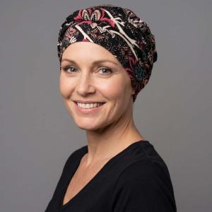Turban Torsad� Malou Gisela Mayer : Jersey de Bambou et Imprim� Multicolore