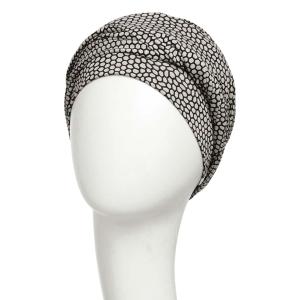 Turban chimio Modulable Shakti Christine Headwear : Bambou Caretech® et Multi-Textures