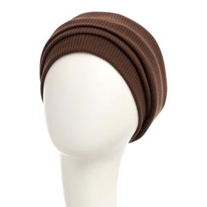 Turban chimio confort Léa en velours côtelé - Viva Headwear