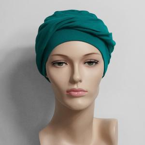 Turban Lucie uni - L'Iconique Drapé en Bambou