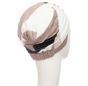 Bonnet chimio Yoga lin multicolore Christine Headwear