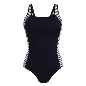 Maillot de bain 1 pièce avec poches Krabi Flower Dots Marine - Anita