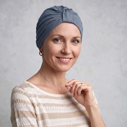 Turban chimio Violette bambou : La gamme iconique - Autrement Belle