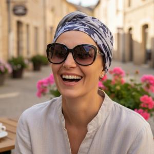 Turban Chimio Lucie Imprimé - Volume & Style drapé