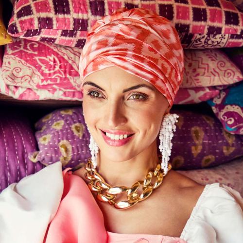 Turban chimio confort Sapphire Boho Spirit - Christine Headwear