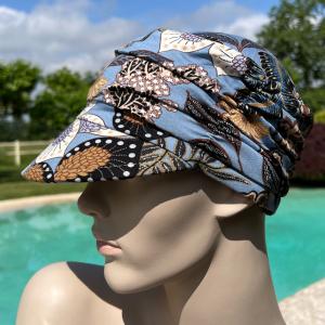 Casquette chimio heda sun imprimé Gisela Mayer