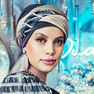Turban chimio Boho avec bandeau amovible Christine Headwear