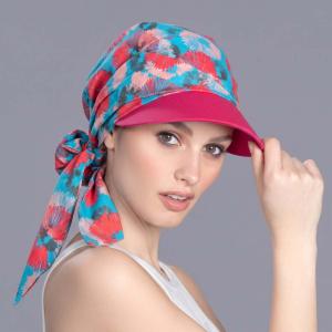 Casquette Chimio en Coton Capri Ellen Wille : Volume et Bandeau Amovible