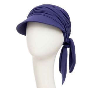 Casquette chimio confort Briana bambou à nouer anti-UV - Christine Headwear