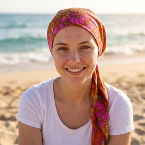 Foulard chimio préformé Lolita viscose multicolore : Notre best-seller de l'été - Autrement Belle