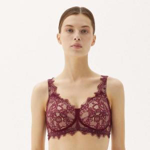 Soutien-gorge Mastectomie Chantilly Bordeaux Megami (Sans Armatures)