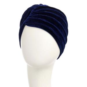 Turban chimio Boho Pearl Christine Headwear : Drapé Croisé et Reflets Chatoyants